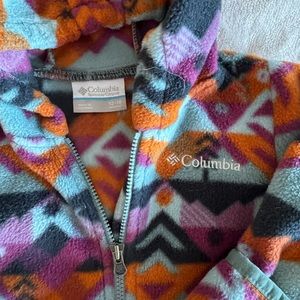 Columbia • toddler fleece zip suit • 12-18m